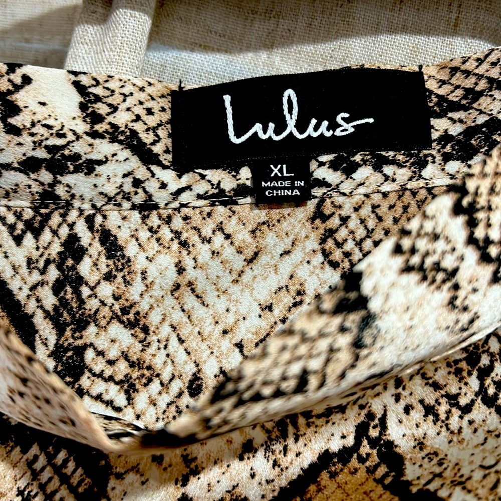 Lulus Animal Print skirt size XL - Picture 5 of 7